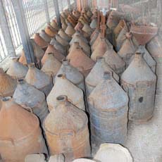 Garrafas metálicas Antigüas